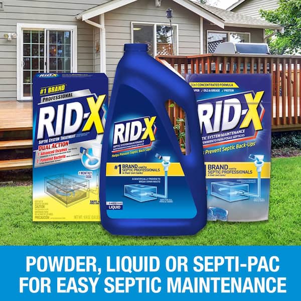 RID-X® Dual Action Septic Maintenance & Toilet Bowl Cleaner