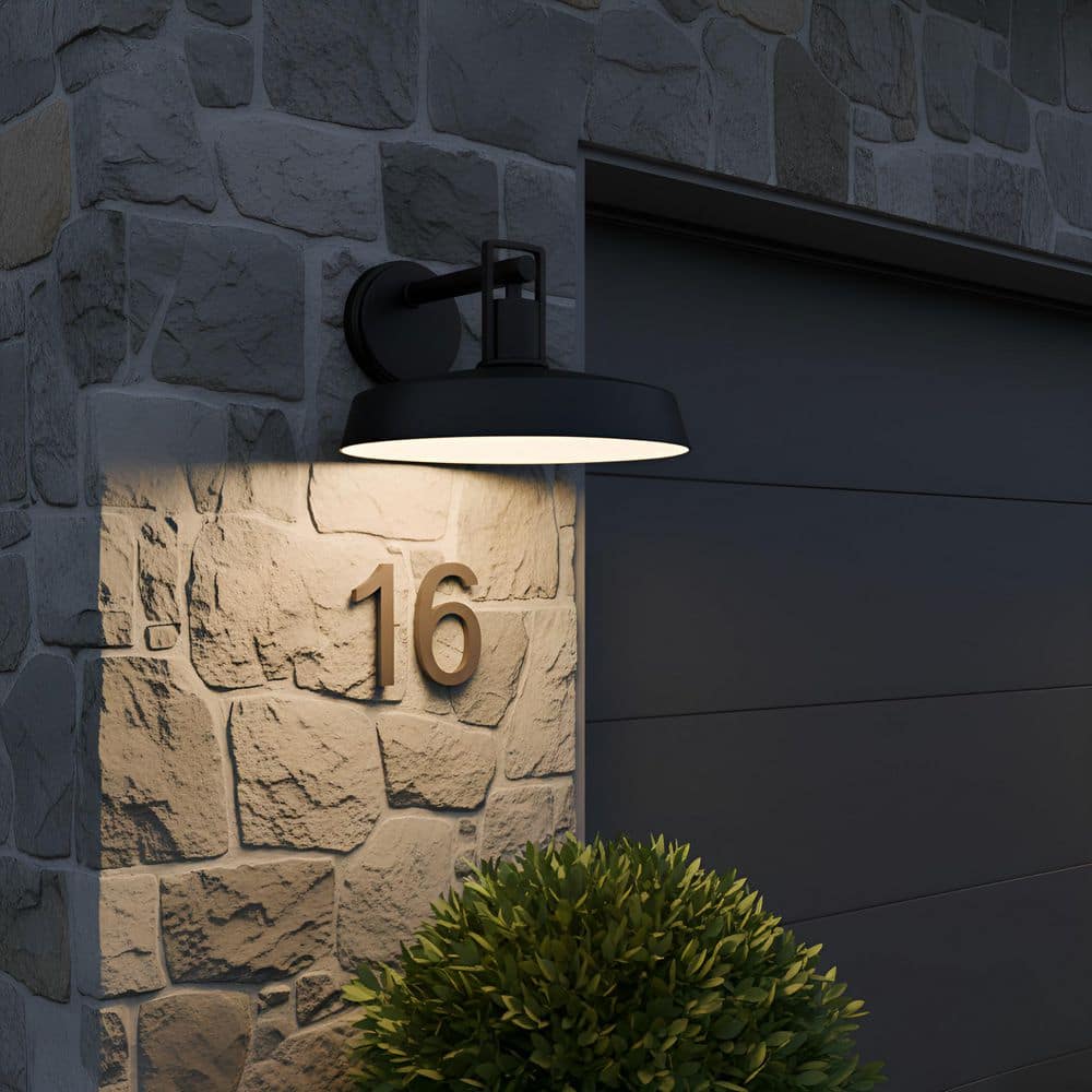 Karson Matte Black Outdoor Wall Lantern Sconce Hardwired with No Bulbs Included price history on PriceWatchPro