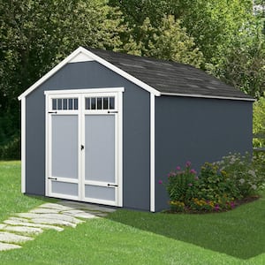 Kennesaw 10 ft. W x 12 ft. D Do-it Yourself Outdoor Wood Storage Shed (120 sq. ft.)