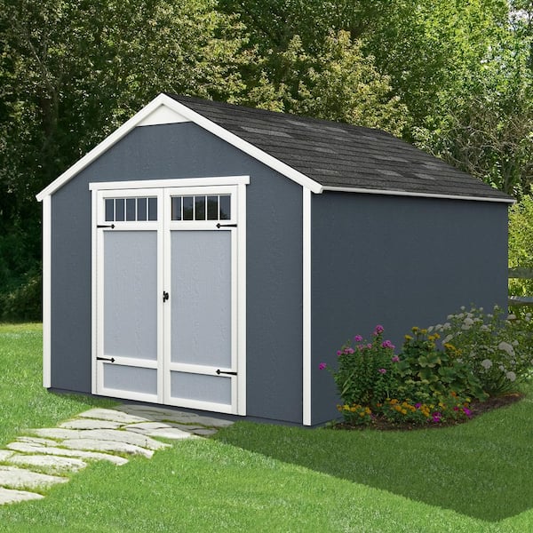 Handy Home Products Kennesaw 10 ft. W x 12 ft. D Do-it Yourself Outdoor Wood Storage Shed (120 sq. ft.)