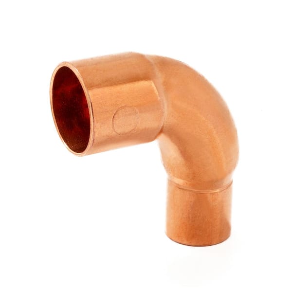 Everbilt 3/4 in. x 1/2 in. Copper Pressure 90-Degree Cup x Cup Street Elbow Fitting