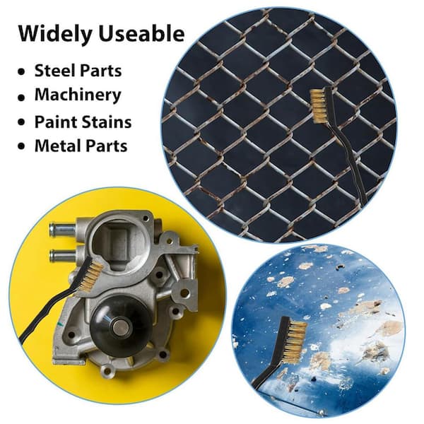 3pcs Mini Wire Brush Set, Rust Paint Metal Cleaner, Cleaning Welding - View #5