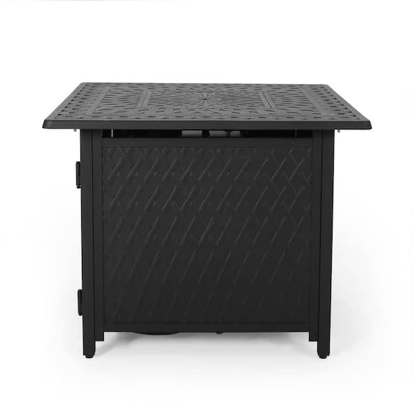 amelia propane fire pit table