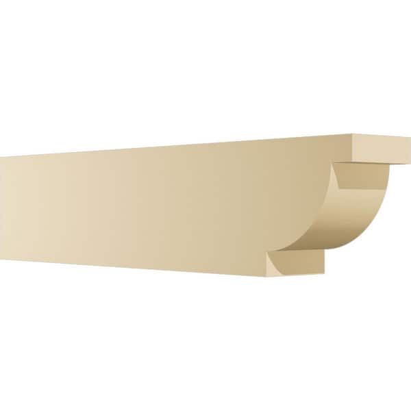 Ekena Millwork Standard Alpine 5 in. W x 8 in. H x 36 in. D Signature Urethane Rafter Tail Outlooker