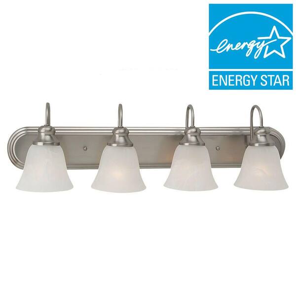 Generation Lighting Windgate 4-Light Brushed Nickel Bath Light