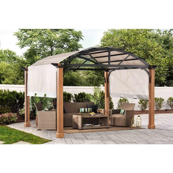Hampton Bay 10 Ft X 12 Longford, Shade Cover For Patio Home Depot