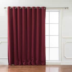 Burgundy Grommet Blackout Curtain - 100 in. W x 108 in. L