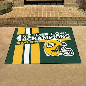 Green Bay Packers 3 ft. x 3.5 ft. All-Star Area Rug