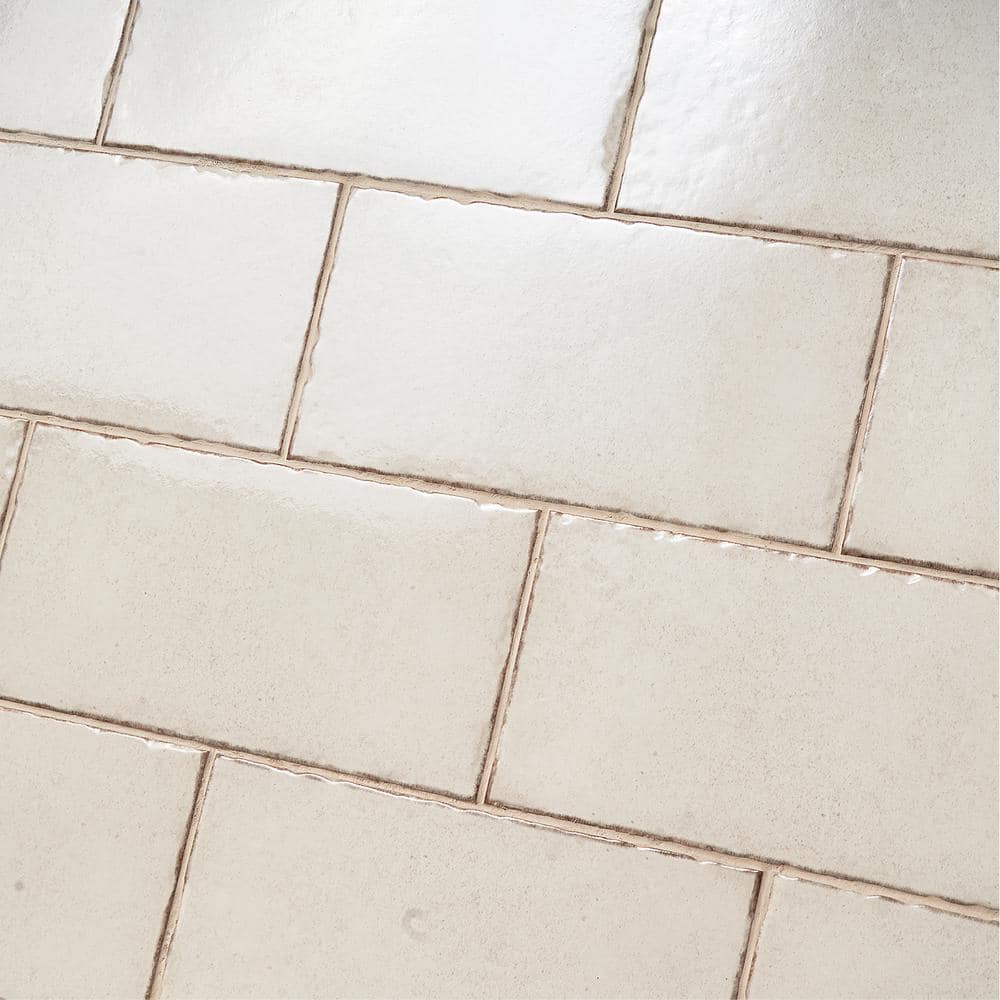 Winston 6" x 12" Beige Polished Porcelain Subway Tile