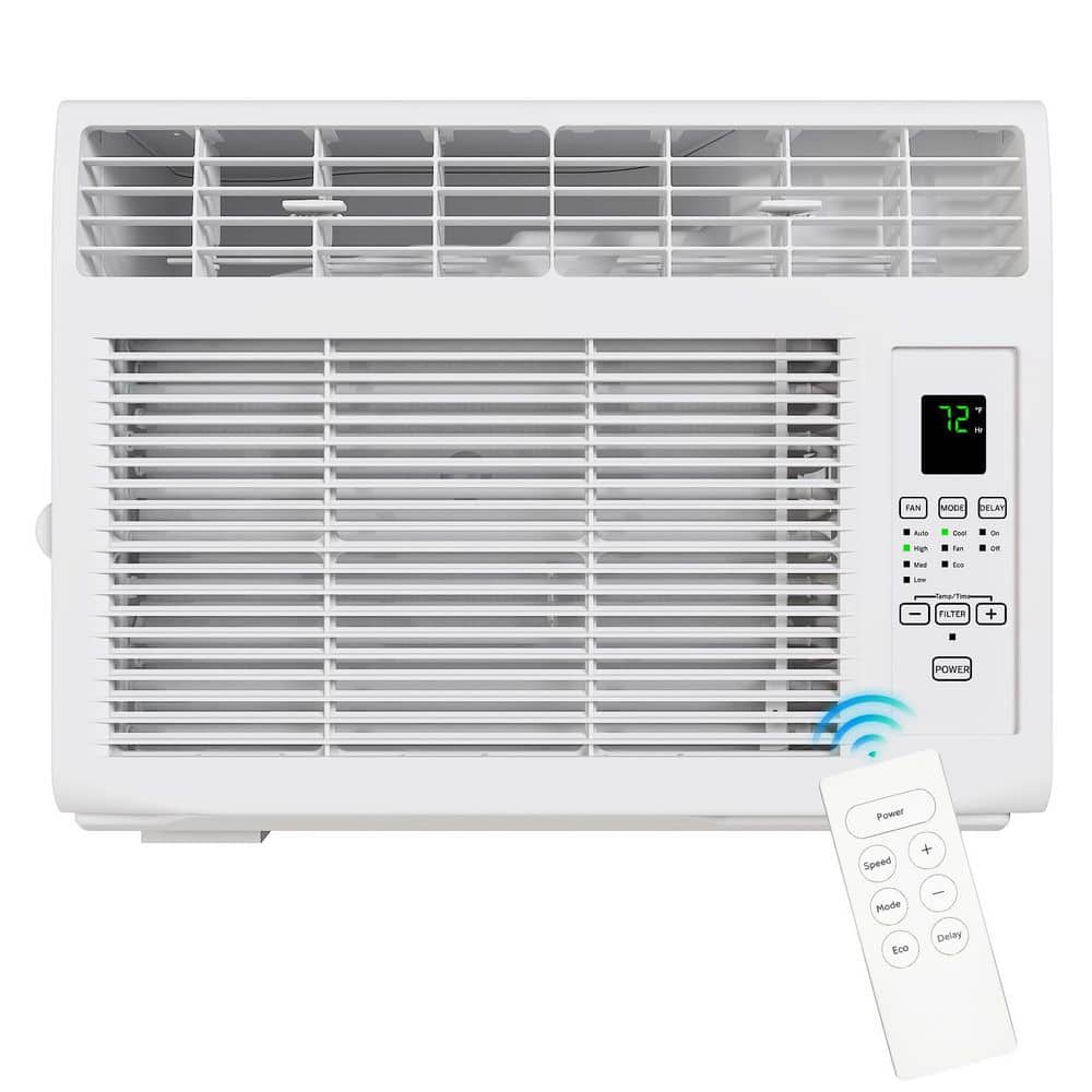 6,000 BTU (DOE) 115 Volts Window Air Conditioner250 Sq. Ft. in White price history on PriceWatchPro