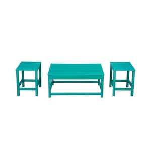 turquoise outdoor coffee table