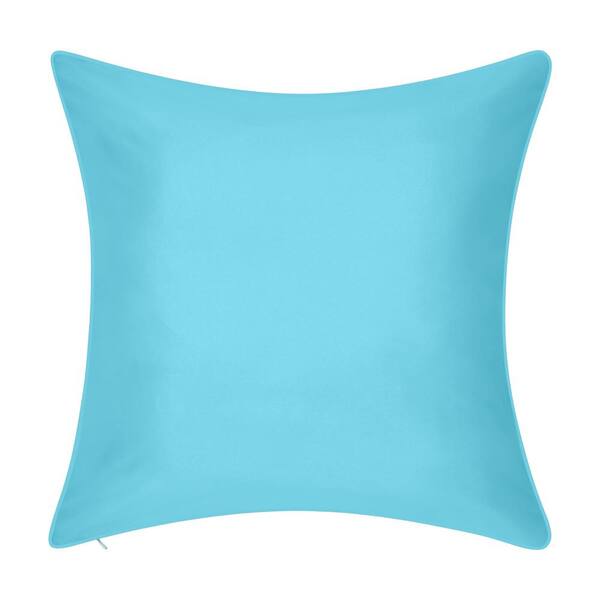 Large Couch Pillows Set or Gray and Turquoise Decorative Pillow for Bed  Decor or Sofa, Unique Abstract Blue Throw Pillow Cover Case 