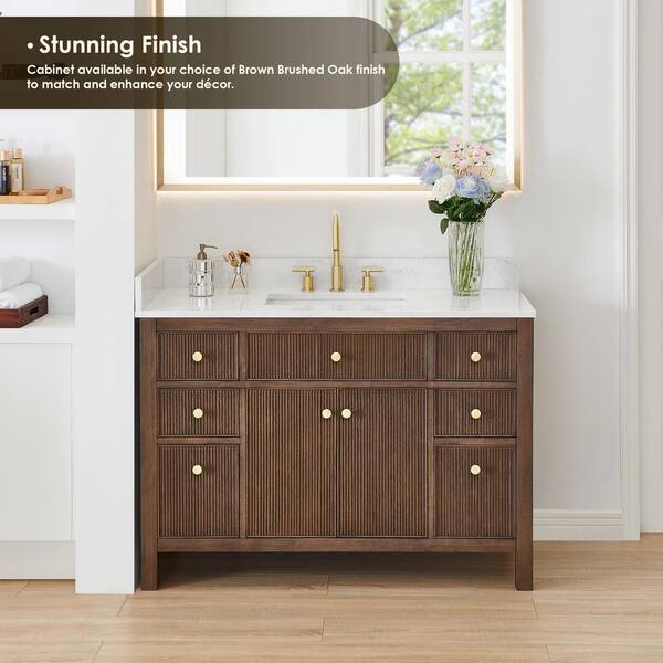 ●ONE BRILLIANT● JoseOB481Brown Jose-OB481-Brown Amazon.com: Elegant Decor Boise 48