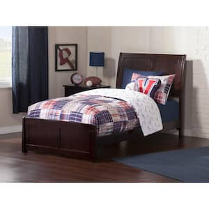 Portland Espresso Twin XL Traditional Bed with Matching Foot Board