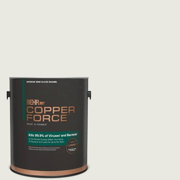 COPPER FORCE 1 gal. #BWC-30 Diamonds Therapy Semi-Gloss Enamel Virucidal and Antibacterial Interior Paint & Primer