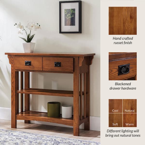 2 drawer oak bookcase discount