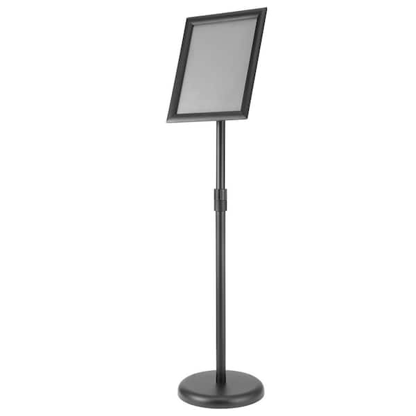 Pedestal Sign Holder 8.5 x 11 in. Vertical and Horizontal Adjustable Poster Heavy-Duty Floor Standing Sign, 25 Upgrade
