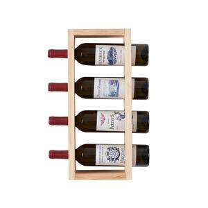 DI PRIMA USA Eagle Edition 16 Bottle Wall Mounted Wine Rack (Double Row) -  Brown WR2016 - The Home Depot