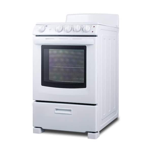 Summit Appliance 24 in. 2.9 cu. ft. Electric Range in White RE2411W - The  Home Depot