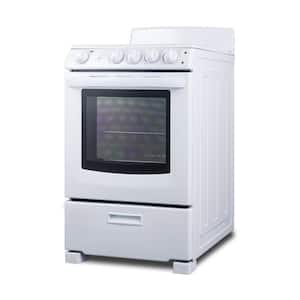 24 in. 2.9 cu. ft. Electric Range in White