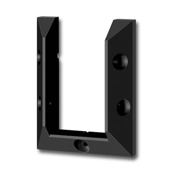 Black Rail Connector Bracket (4-Pack)