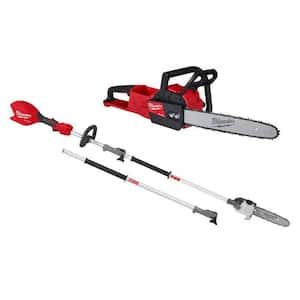 M18 FUEL 18V 16 in. Brushless Cordless Battery Powered Chainsaw Kit w/ M18 FUEL QUIK-LOK Attachment Capable Pole Saw