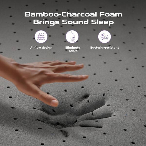 Miracle Bamboo Cushion, Gray 