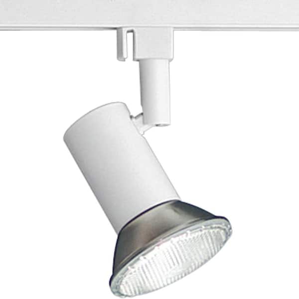 Progress Lighting Alpha Trak Collection 1-Light White Track Lighting Head