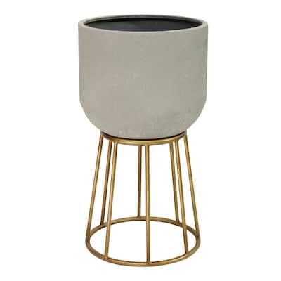 17.8 in. Multi-Color Soho Metal Plant Stand
