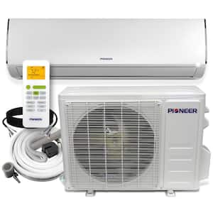 Pioneer Low Ambient 18 000 Btu 1 5 Ton 19 Seer Ductless Mini Split Wall Mounted Inverter Air Conditioner With Heat Pump 208 230v Wyt018glfi19rl The Home Depot