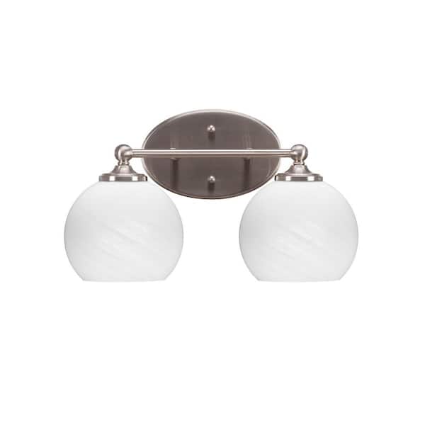 Unbranded Royale 7.75 in. 1-Light Brushed Nickel Vanity Light