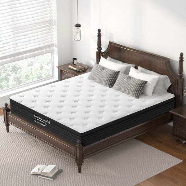 Modern Queen Medium Firm 12 in. Bed-in-a-Box Mattress for Better Sleep