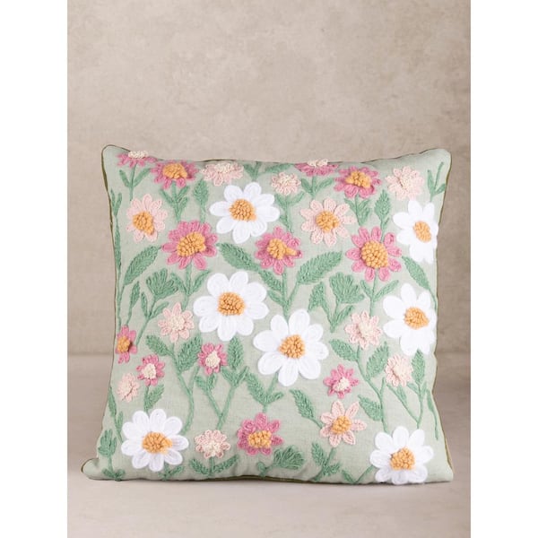 Varanasi Throw Pillow Cover-20 in. x 20 in.