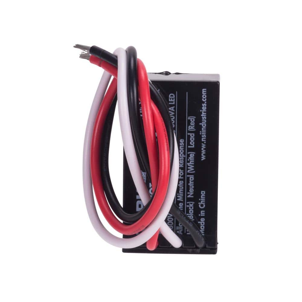 Black Polycarbonate Flush Mount Photocontrol