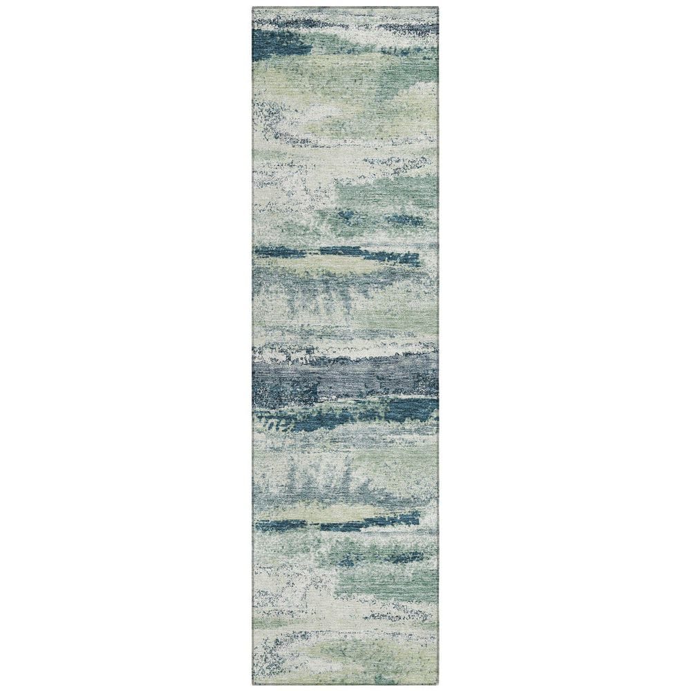 UPC 195843833486 product image for Chantille Machine Washable Indoor/Outdoor Abstract ACN942 Mint 2 ft. 3 in. x 7 f | upcitemdb.com