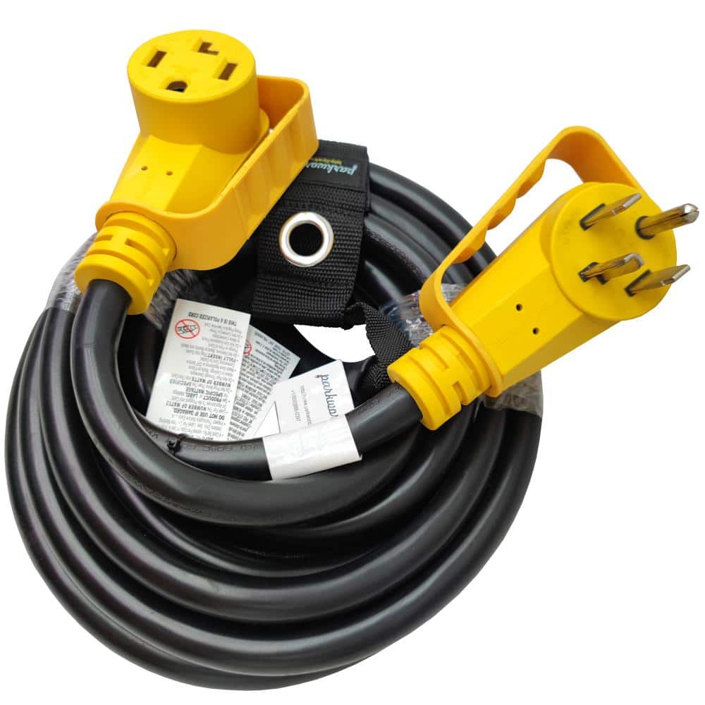 25 ft. 10/4 30A 125/250-Volt Indoor/Outdoor 4 Prong NEMA 14-30 Dryer Extension Cord with Handle and Lighted end, Black price history on PriceWatchPro