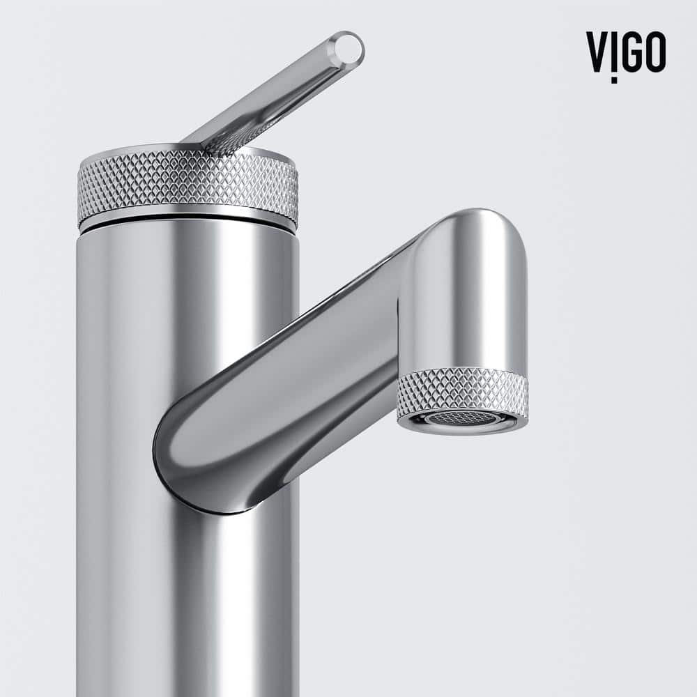 Sterling Chrome Single-Handle Bathroom Vessel Sink Faucet