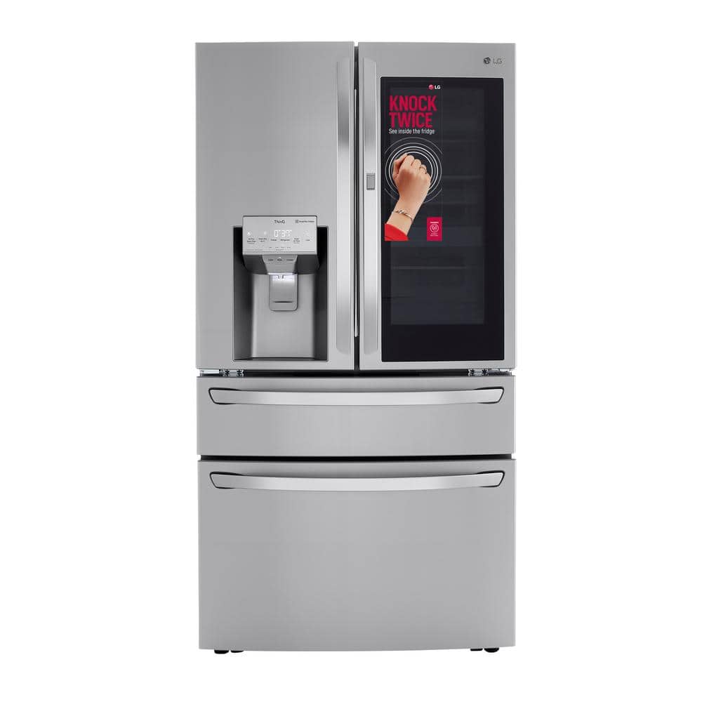 Stainless Steel Smart French Door Refrigerator with Ice Maker