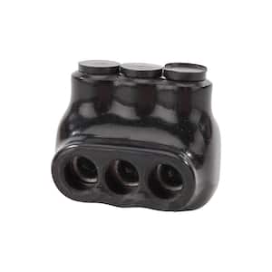 4-14 AWG Bagged Insulated Multi-Tap Connector, Black