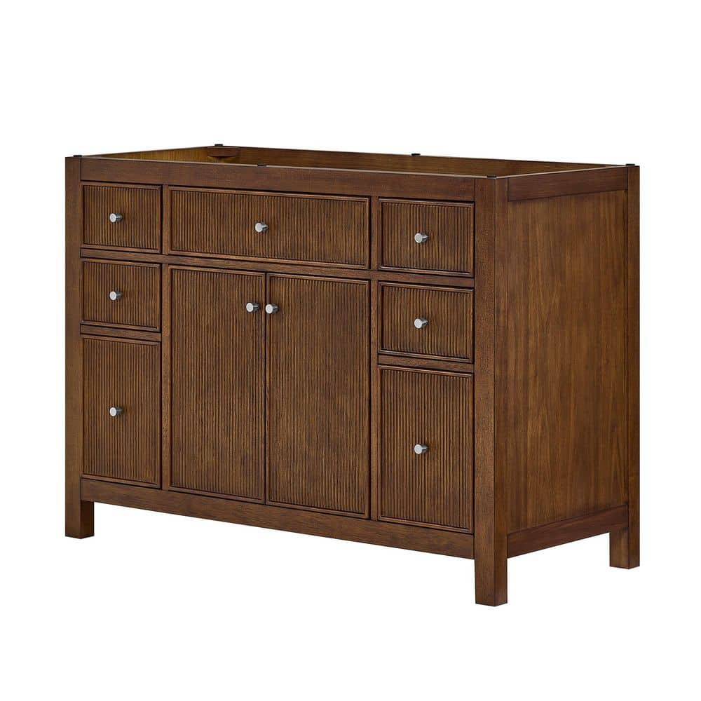 Pendry 47 in. Bath Vanity Cabinet without Top in Dark Walnut price history on PriceWatchPro