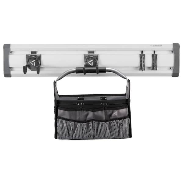 Gladiator 32 in. L GearTrack Gardening Garage Wall Storage Kit with 4-Hooks and Project Bag