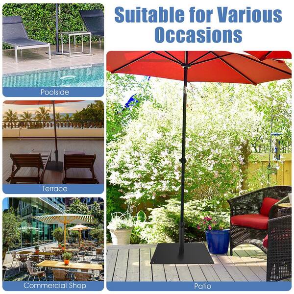 Amazon.com: UV Protection Umbrella, Black Center Pillar