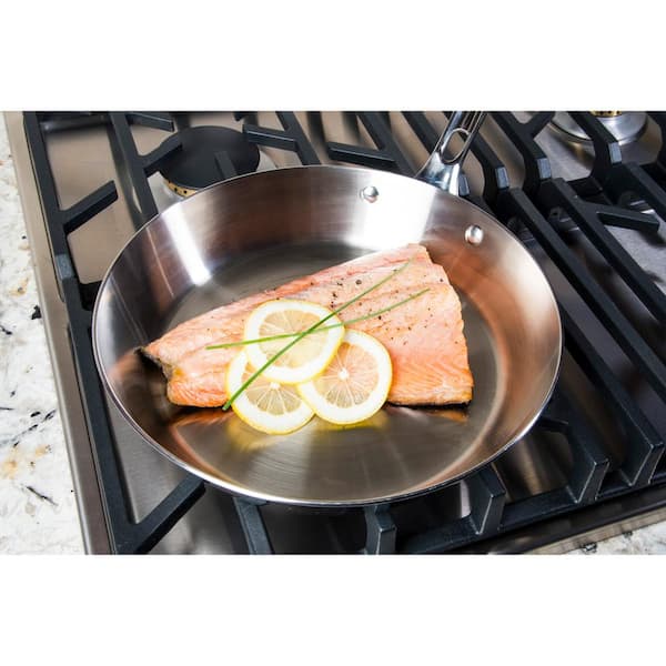 Viking 3-Ply Contemporary 8 in. Stainless Steel Frying Pan Viking 3-Ply Contemporary 8 in. Stainless Steel Frying Pan