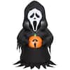 Unbranded 3.5 ft Airblown-Ghostface with Jack-O-Lantern Halloween Inflatable G-556074