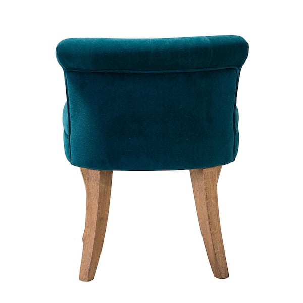 Teal vanity deals chair