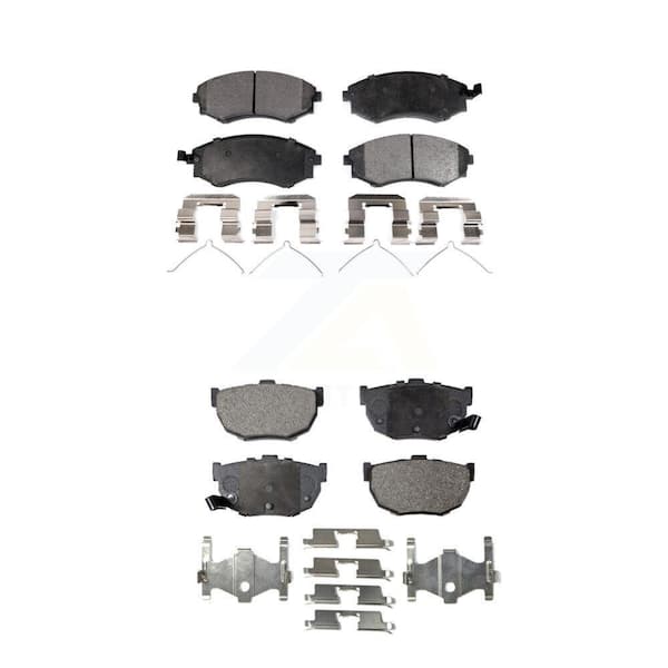 TEC Front Rear Ceramic Brake Pads Kit For Hyundai Elantra Tiburon KTC-100365