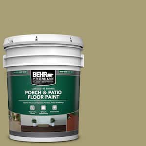 5 gal. #PPU9-04 Fresh Olive Low-Lustre Enamel Interior/Exterior Porch and Patio Floor Paint