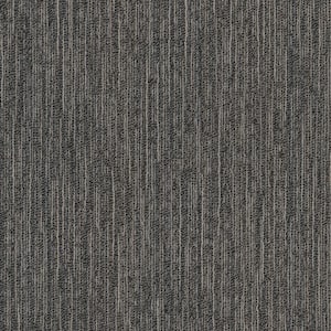 Castaway - Glisten - Gray Commercial 24 x 24 in. Glue-Down Carpet Tile Square (80 sq. ft.)