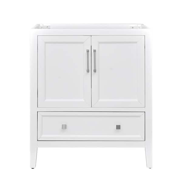 Avanity Everette 30 in. W x 21.5 in. D x 34 in. H Bath Vanity Cabinet without Top in White