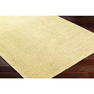 Quebec Grass Green Solid 7 ft. x 9 ft. Indoor Area Rug